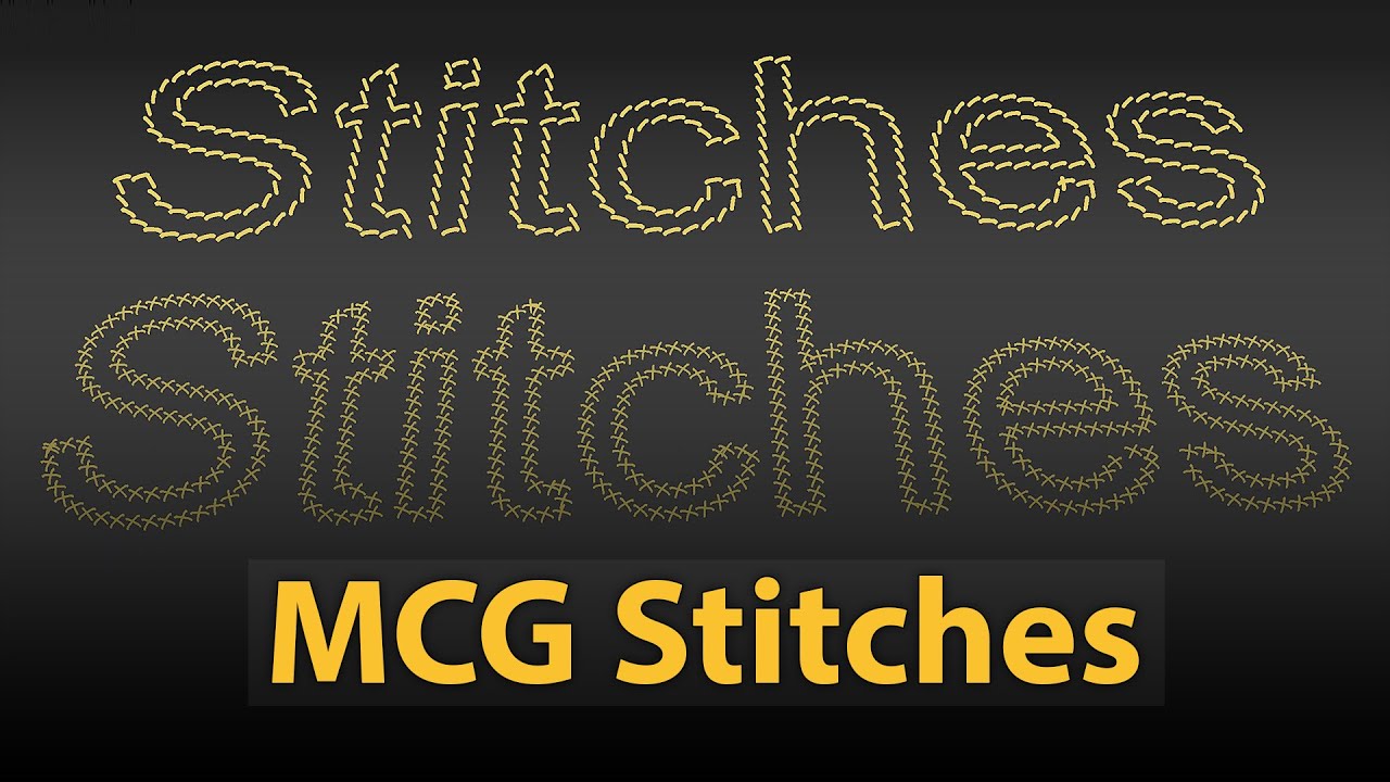 How to create stitches in 3dsMax