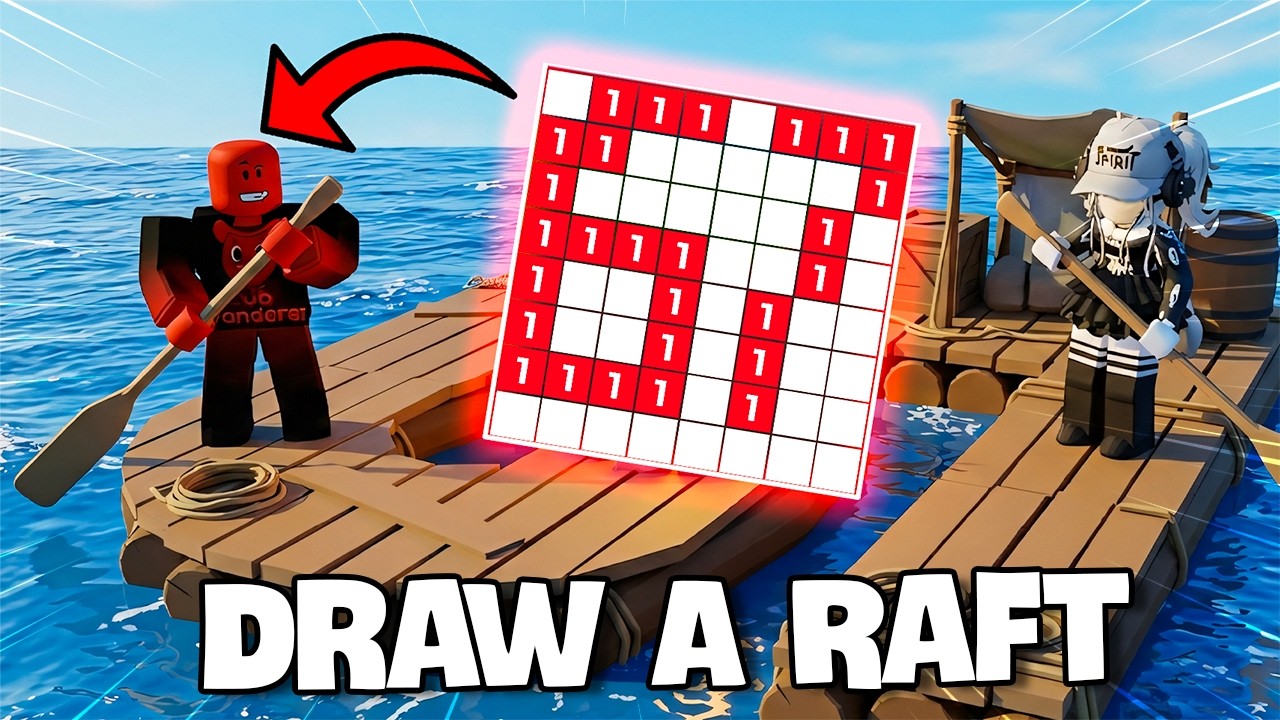 I Drew the Best Raft in Draw A Raft | Roblox