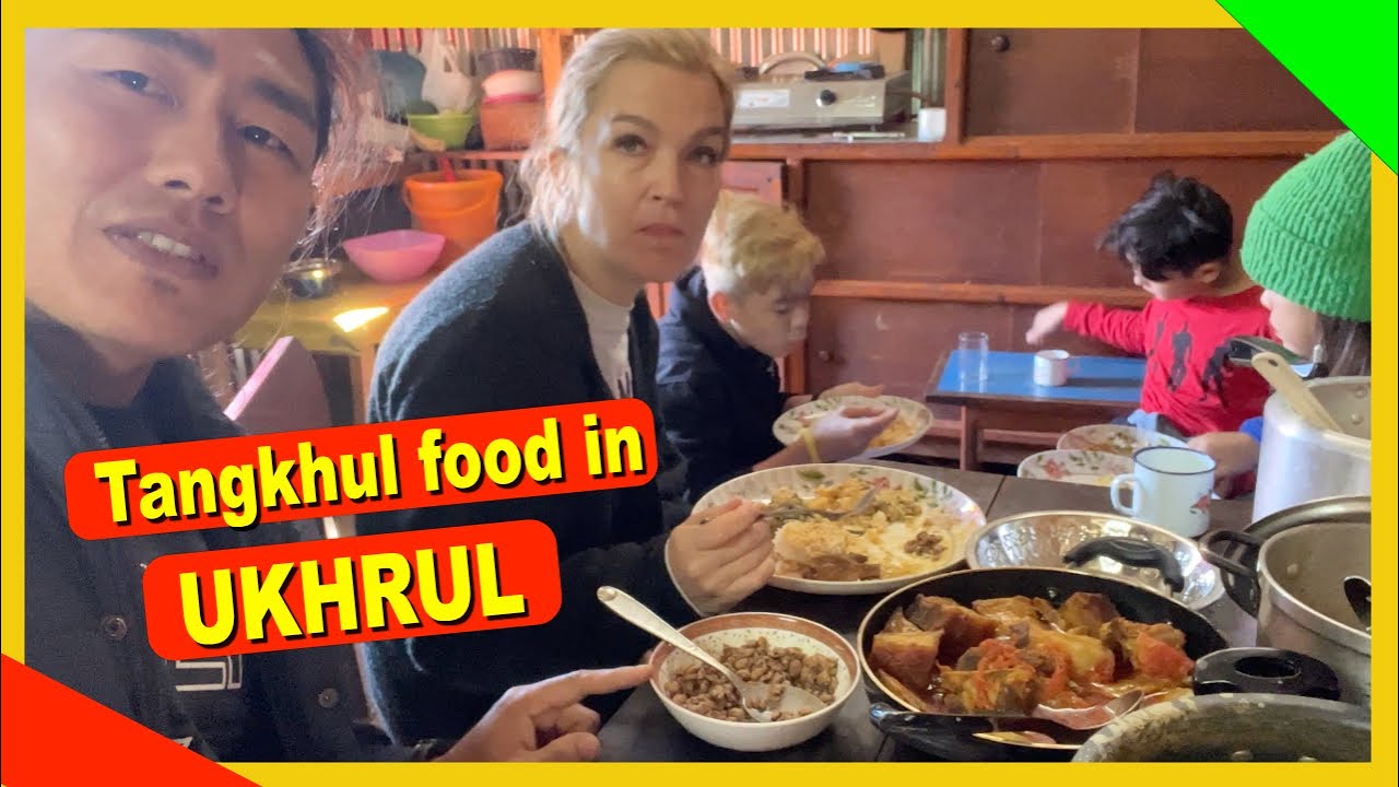 Tangkhul food in UKHRUL VLOG173 | TheShimrays