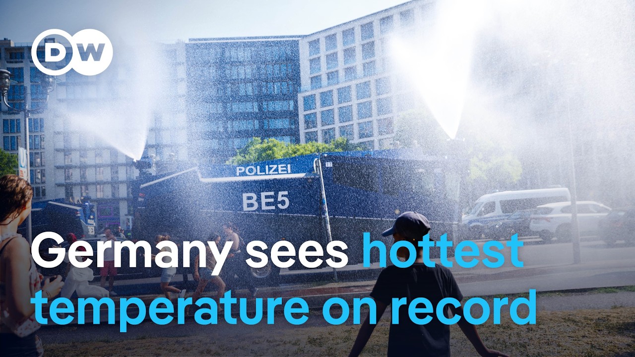 Germany records hottest day ever as Europe heat wave worsens | DW News