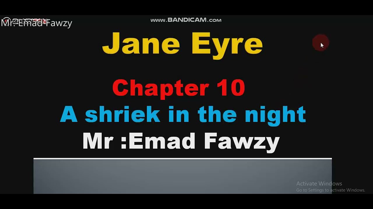 Jane Eyre    Chapter 10