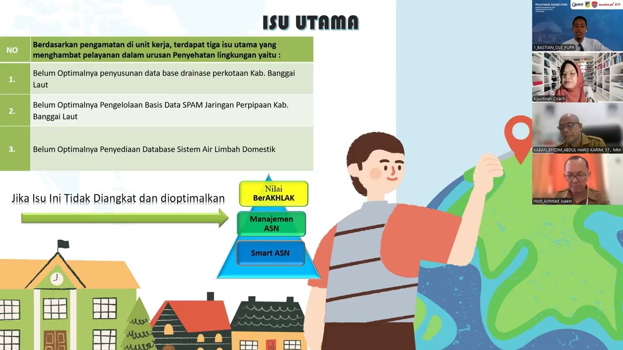 SEMINAR RANCANGAN AKTUALISASI  LATSAR CPNS KAB. BANGGAI LAUT ANGKATAN XXXI KEL.1  OLEH BASTIAN OLE