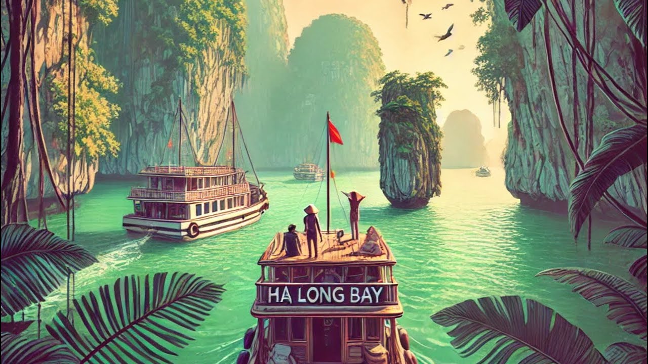 Cea mai frumoasă priveliște, desi vremea nu a fost cum ne-am așteptat | Halong Bay, Vietnam