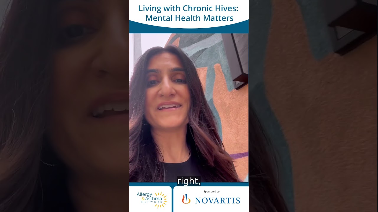 Living with Chronic Hives? Check in with your mental health! #hives #chronichives #mentalhealth