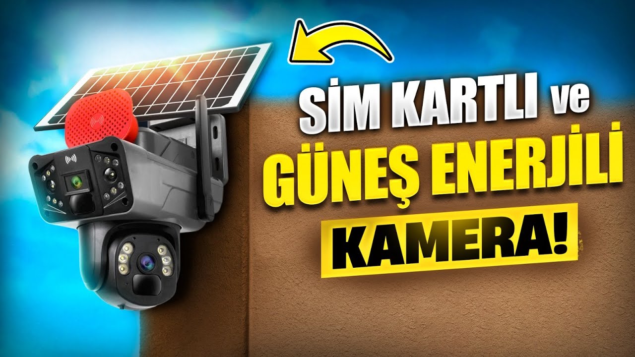 Sim Kartlı ve Güneş Enerjili Güvenlik Kamerası aldık, denedik!