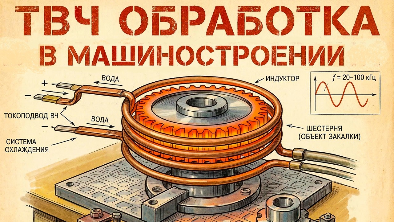 ЗАКАЛКА ТВЧ! Магия индукционной закалки ЗА 30 МИНУТ!