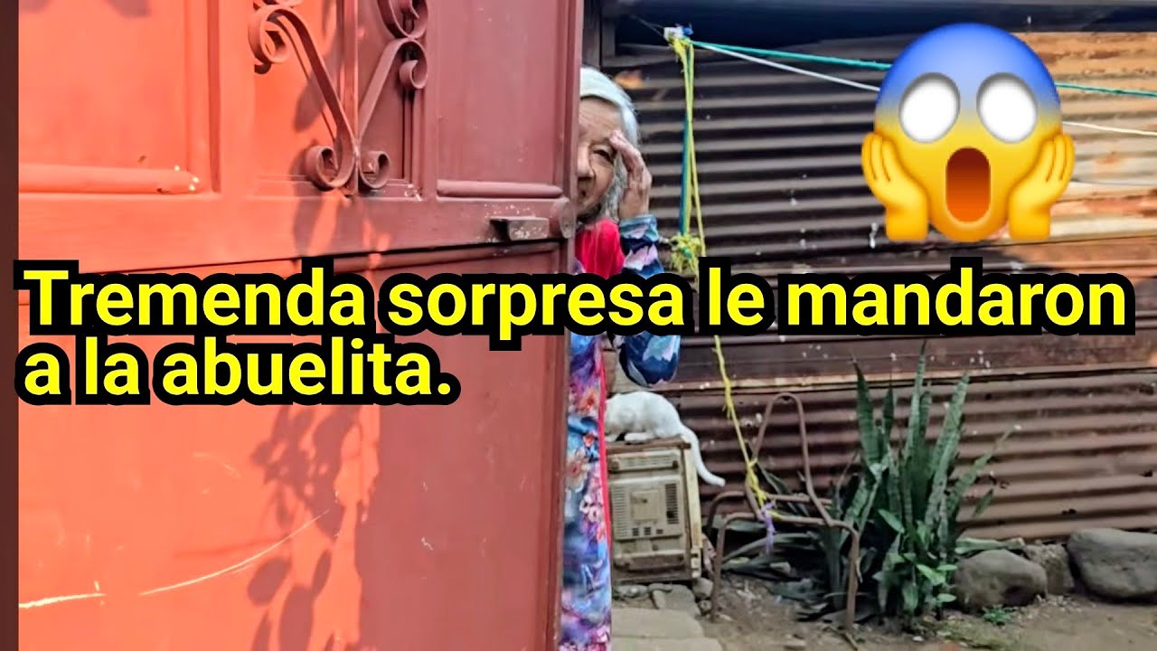 😱GRAN BENDICIÓN LE MANDARON A LA ABUELITA.😱