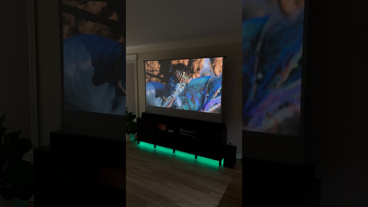 Building a home theatre entertainment room from scratch! #hometheater #homecinema #projector