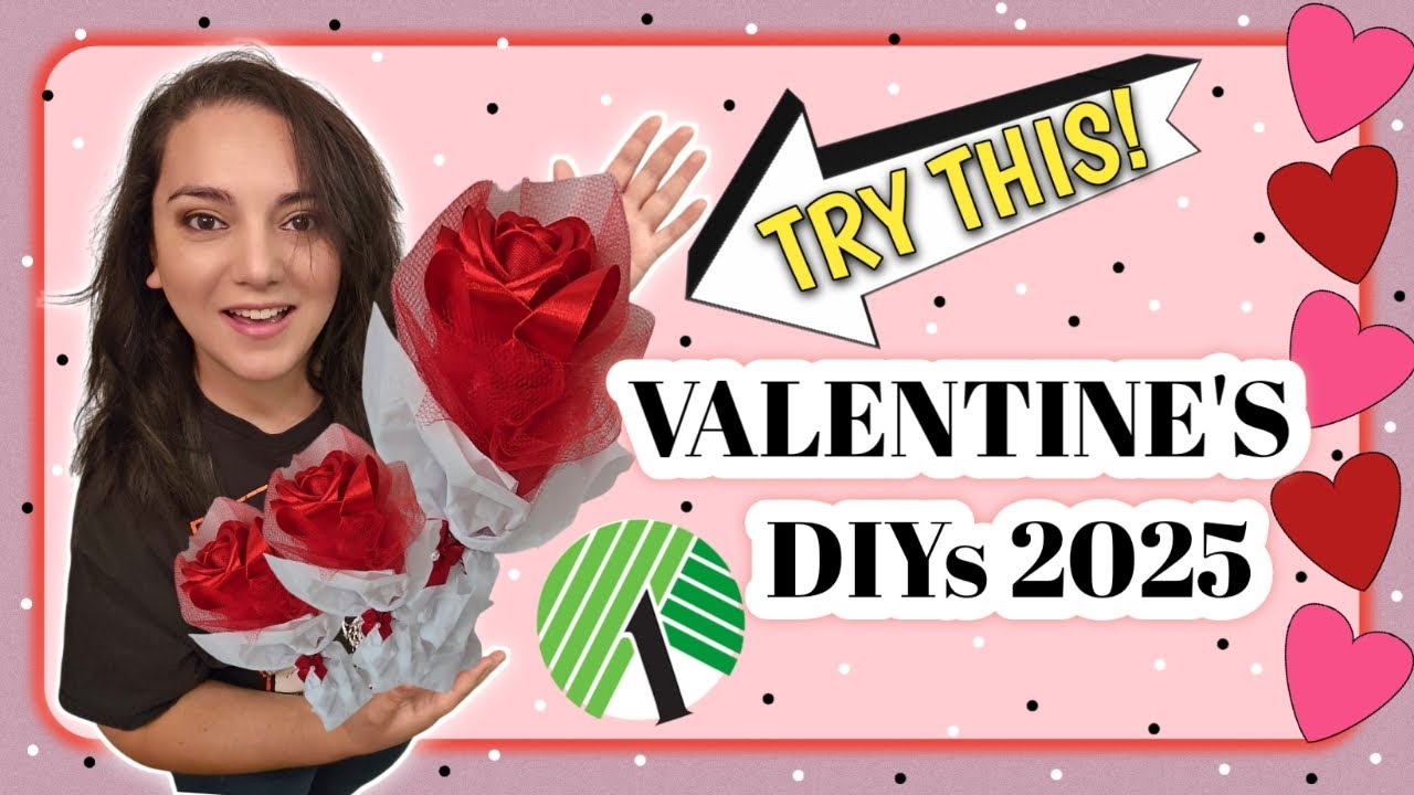 DOLLAR TREE Valentines DIYs | ALL NEW DIYs | Valentine's Decor/Gift