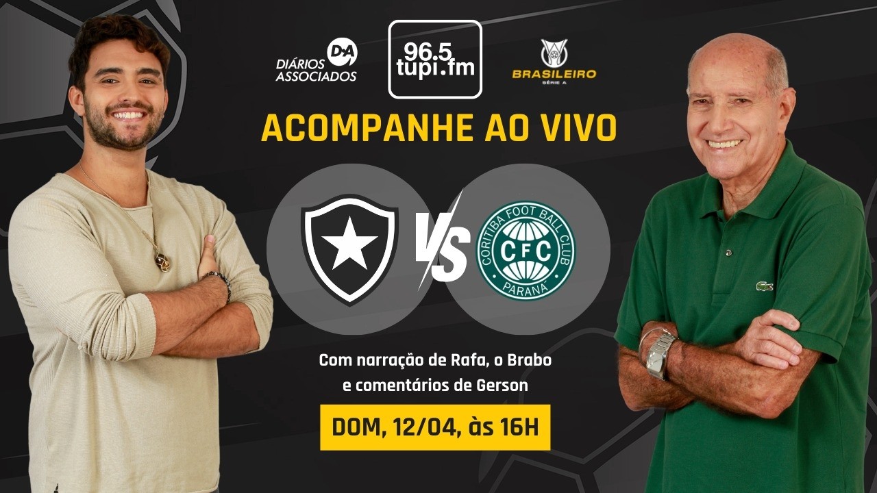 AO VIVO: BOTAFOGO 2 X 2 CORITIBA | CAMPEONATO BRASILEIRO | 11&ordf; RODADA