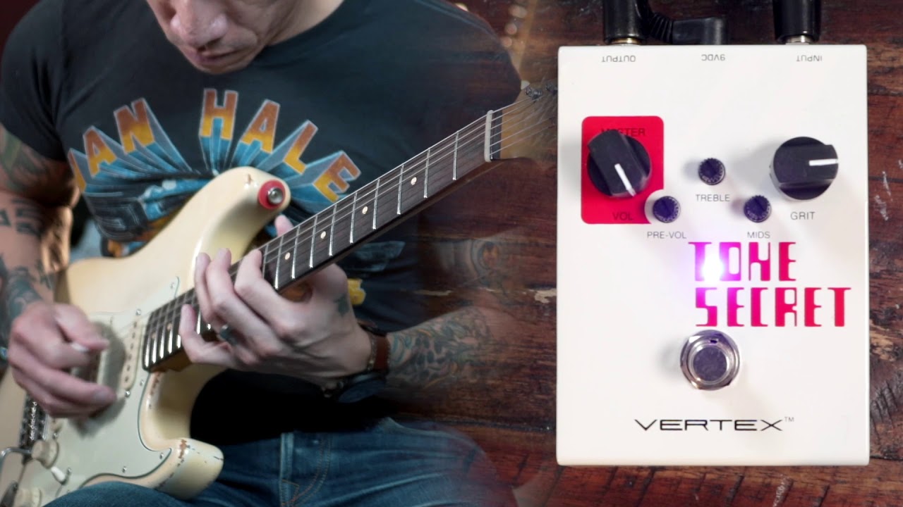 Vertex Tone Secret overdrive pedal - demo by RJ Ronquillo