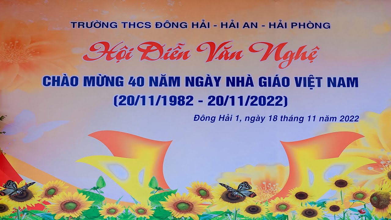 TRƯỜNG THCS ĐÔNG HẢI - HỘI DIỄN VĂN NGHỆ CHÀO MỪNG NGÀY NHÀ GIÁO VIỆT NAM