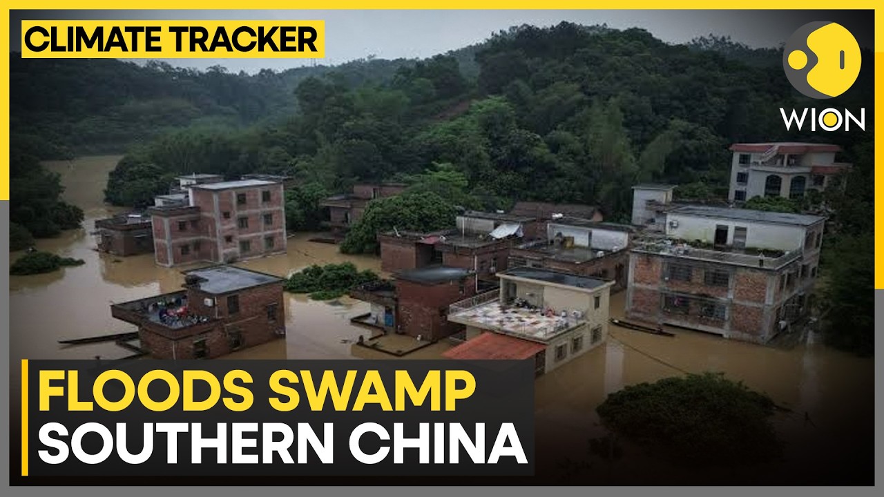 China Floods: Heavy Rains Force Relocations, Disrupt Transport | WION Climate Tracker