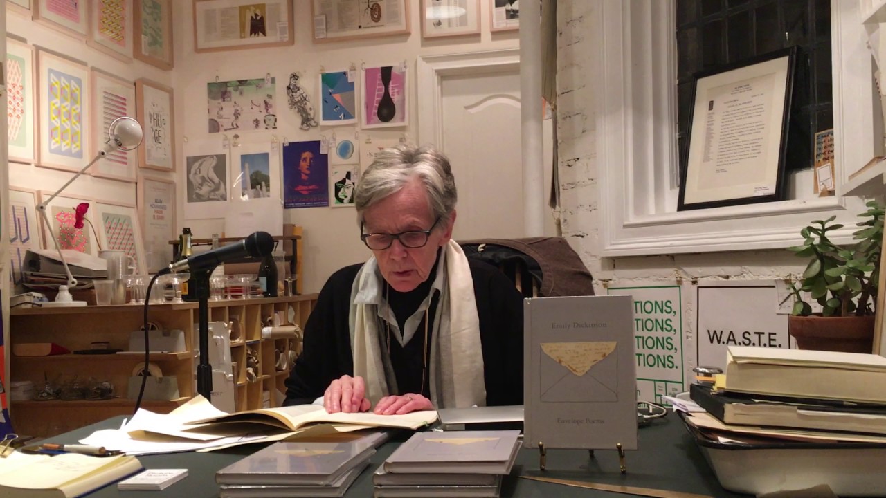 Susan Howe reading Emily Dickinson Part 1