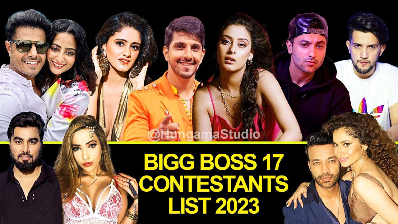 Bigg Boss 17 | Confirmed Bigg Boss 17 Contestants List 2023 | BB17 Update