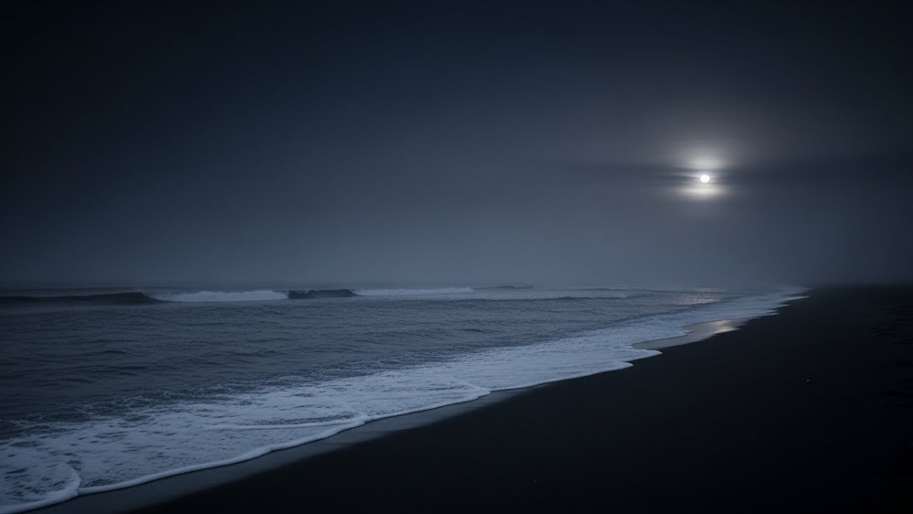 Natural Sea Sound for Sleep | Quiet Night for Peaceful Sleep and Healing with Deep Ocean Calm