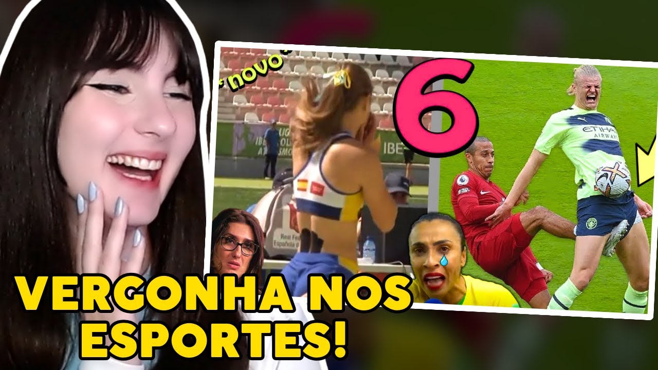🔴 Os Momentos mais Vergonhosos nos Esportes PARTE 6. Momentos de Humilhação Geral. | Cátia reage