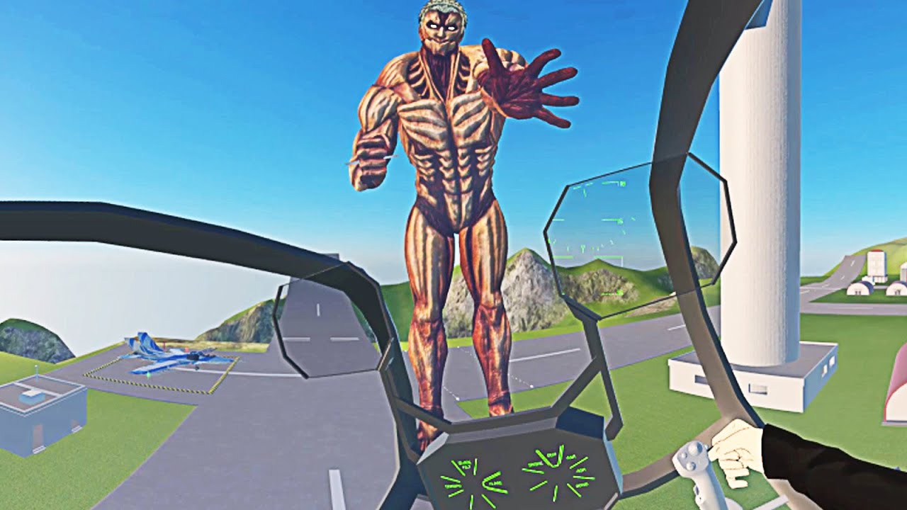 Атака на титанов c воздуха - VR 360