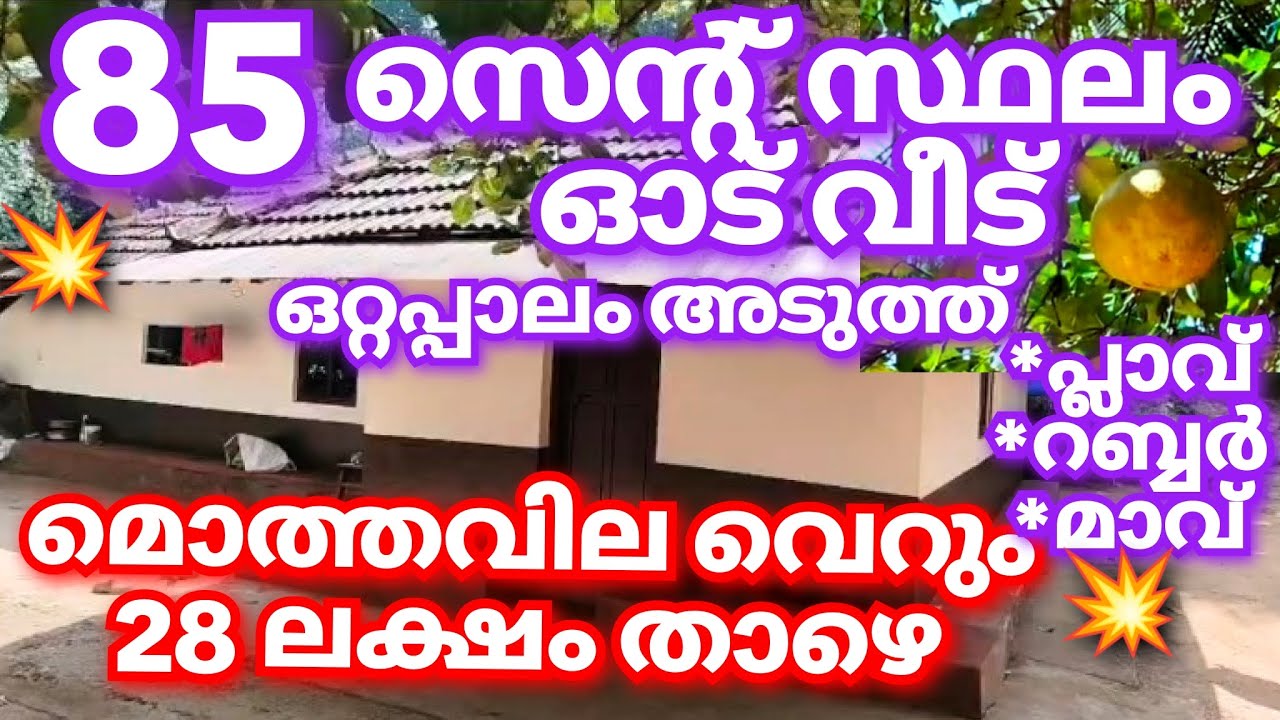 മൊത്തവില 28 ലക്ഷം താഴെ 😱85 സെന്റ് സ്ഥലം ഓട് വീട് വിലക്കുറവിൽ👌🏼#lowbudget 