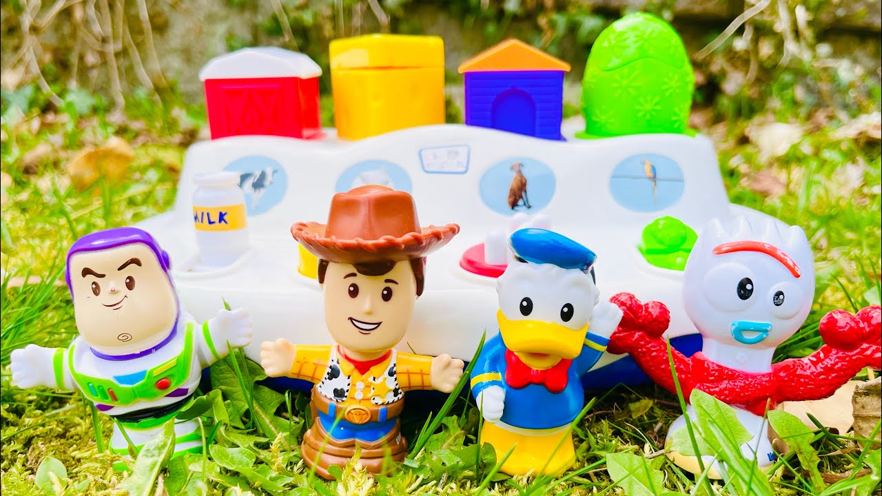 POP UP TOYS Disney Fisher Price Little People  BABY EINSTEIN Animal Learning Sounds Pop-Up Toy