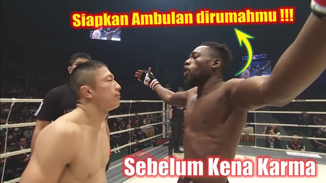 Pria Angkuh ini Hancur ditangan Fighter Muda! Karma