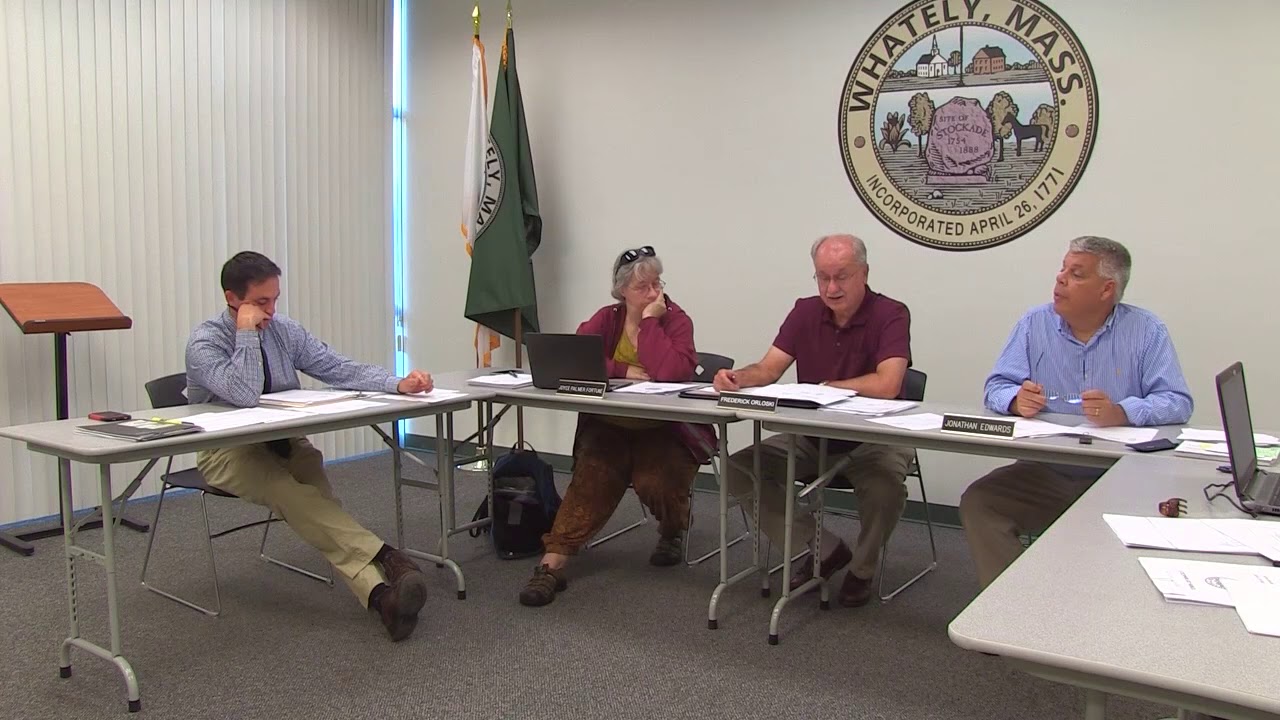 Whately Selectboard - September 25, 2019