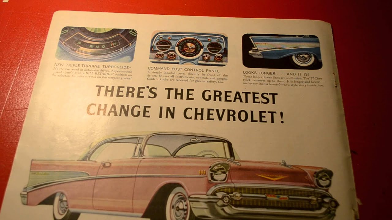 CLASSIC '57 CHEVY BEL AIR COUPE AD