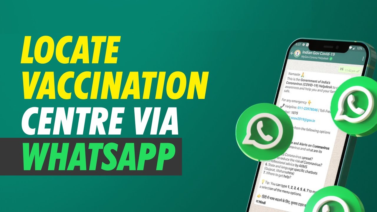 COVID-19: Now locate nearest vaccination centre via WhatsApp! Here's how to do it | Vaccine | CoWIN