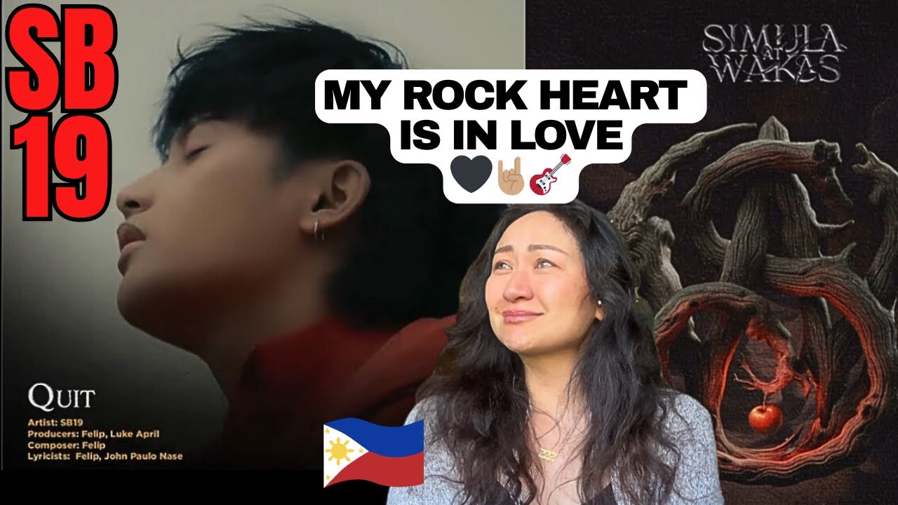 QUIT by SB19🇵🇭| FIRST REACTION 😭| reaction to Simula At Wakas EP | my ROCK HEART IS IN LOVE!🤘🏽🖤🎸