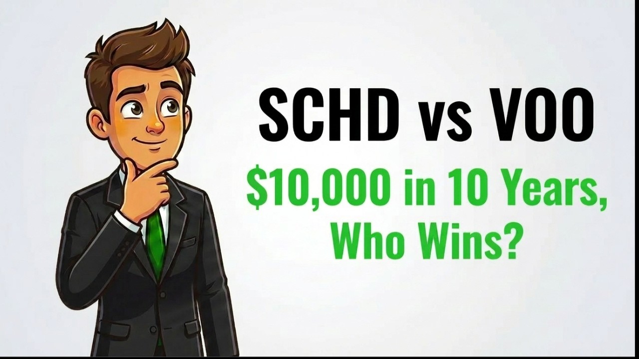 SCHD vs VOO: $10,000 In. Which ETF Wins After 10 Years?