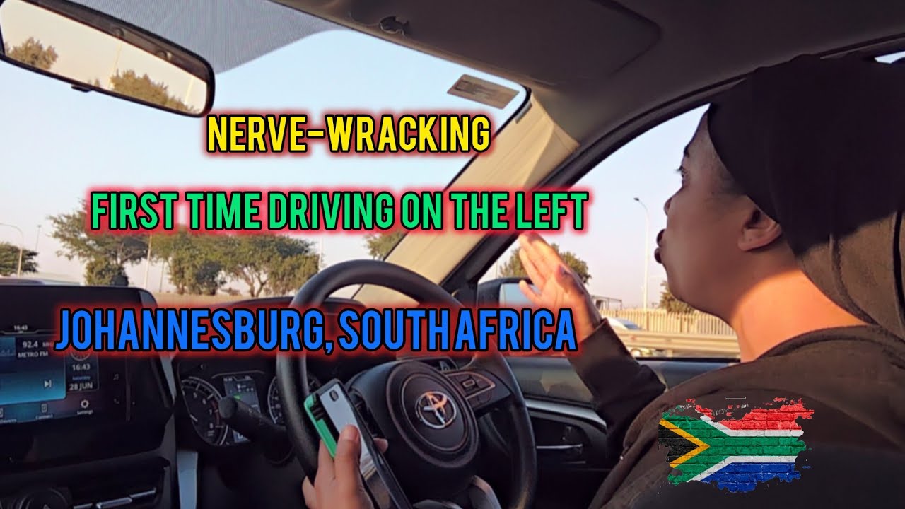 [SOLO] Driving on the left for the 1st time in 🇿🇦 Johannesburg, South Africa Renting a car 