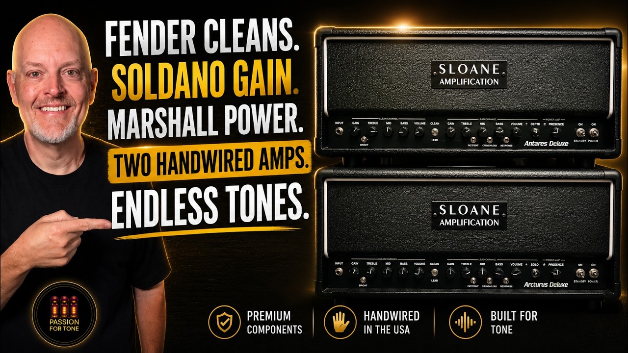 Чистый звук в стиле Fender + перегруз Soldano и модифицированного Marshall? | Демо усилителей Sloane
