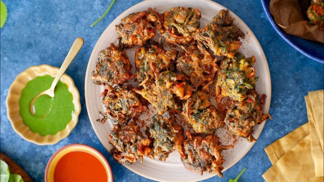 पालक भजी रेसिपी  | Palak Bhaji Recipe..| Made by Savitakitchen10