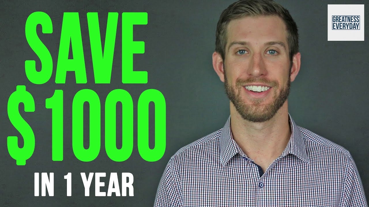 How to Save 1000 Dollars in a Year - 1000 Dollar Savings Plan