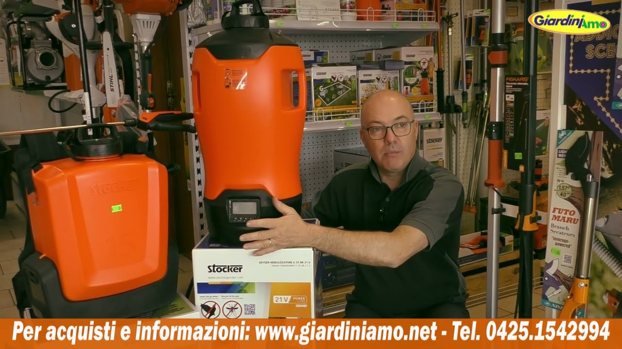 Geyser Nebulizzatore E-25 MI 21 V: il tuo giardino senza zanzare #giardinaggio #zanzare