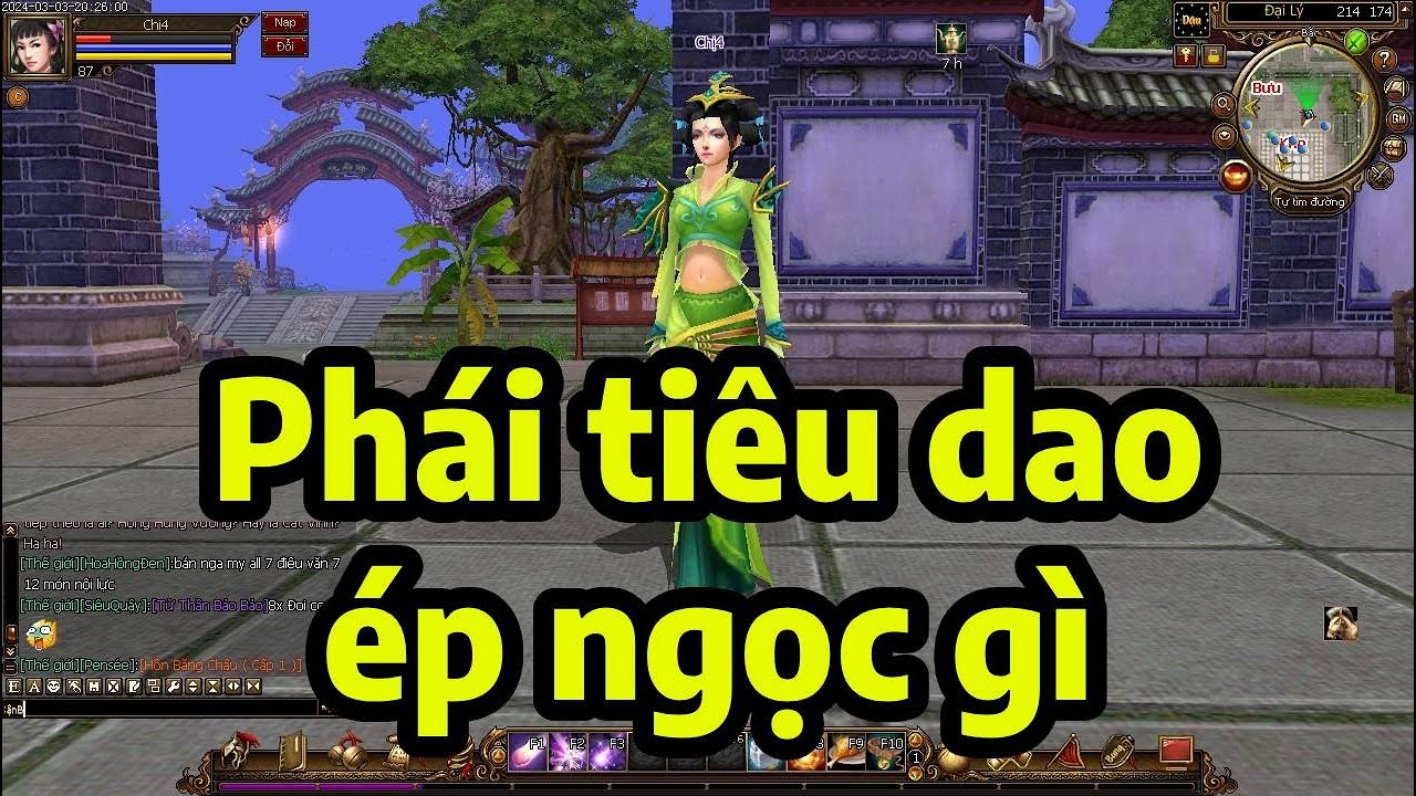 PHÁI TIÊU DAO ÉP NGỌC GÌ?