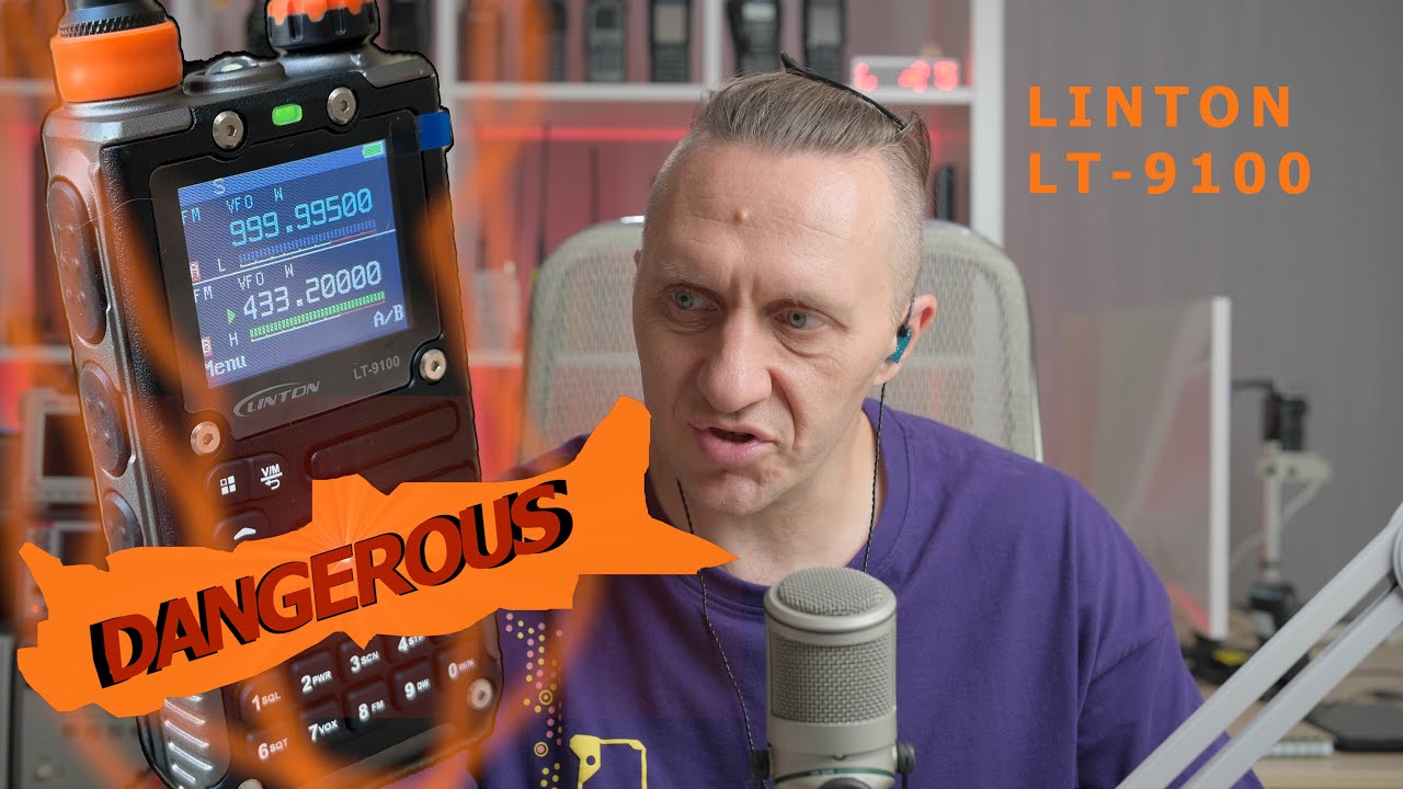 Linton LT-9100. Опасная радиостанция 🔥🔥🔥