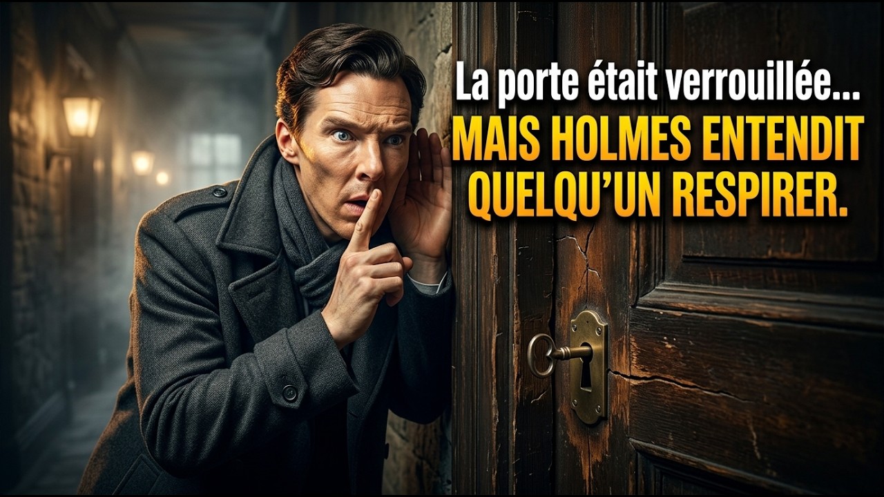 La porte était verrouillée mais Holmes entendit quelqu’un respirer | Une histoire de Sherlock Holmes