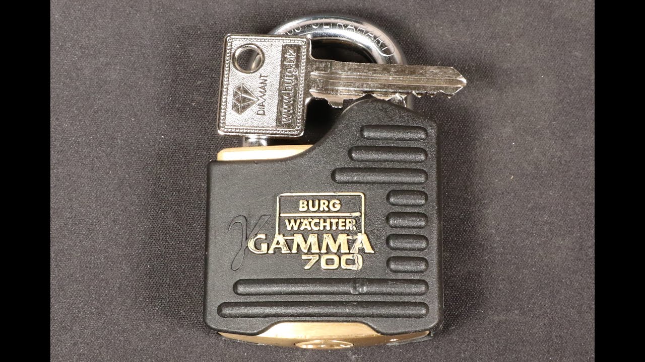 [L233] Burg Wächter Gamma 700 Padlock - pick