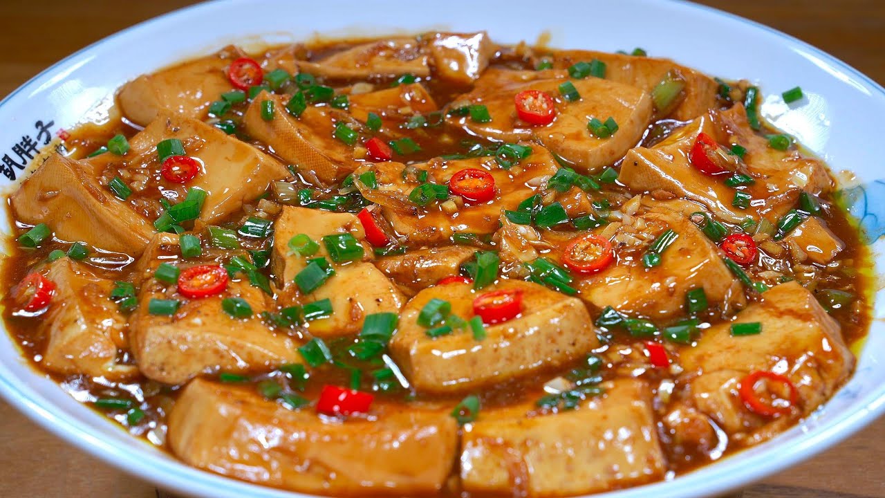 红烧豆腐炒好吃的做法来啦，简单又下饭，不加鸡蛋不放肉，比麻婆豆腐还过瘾#like #美食教程 #food #delicious
