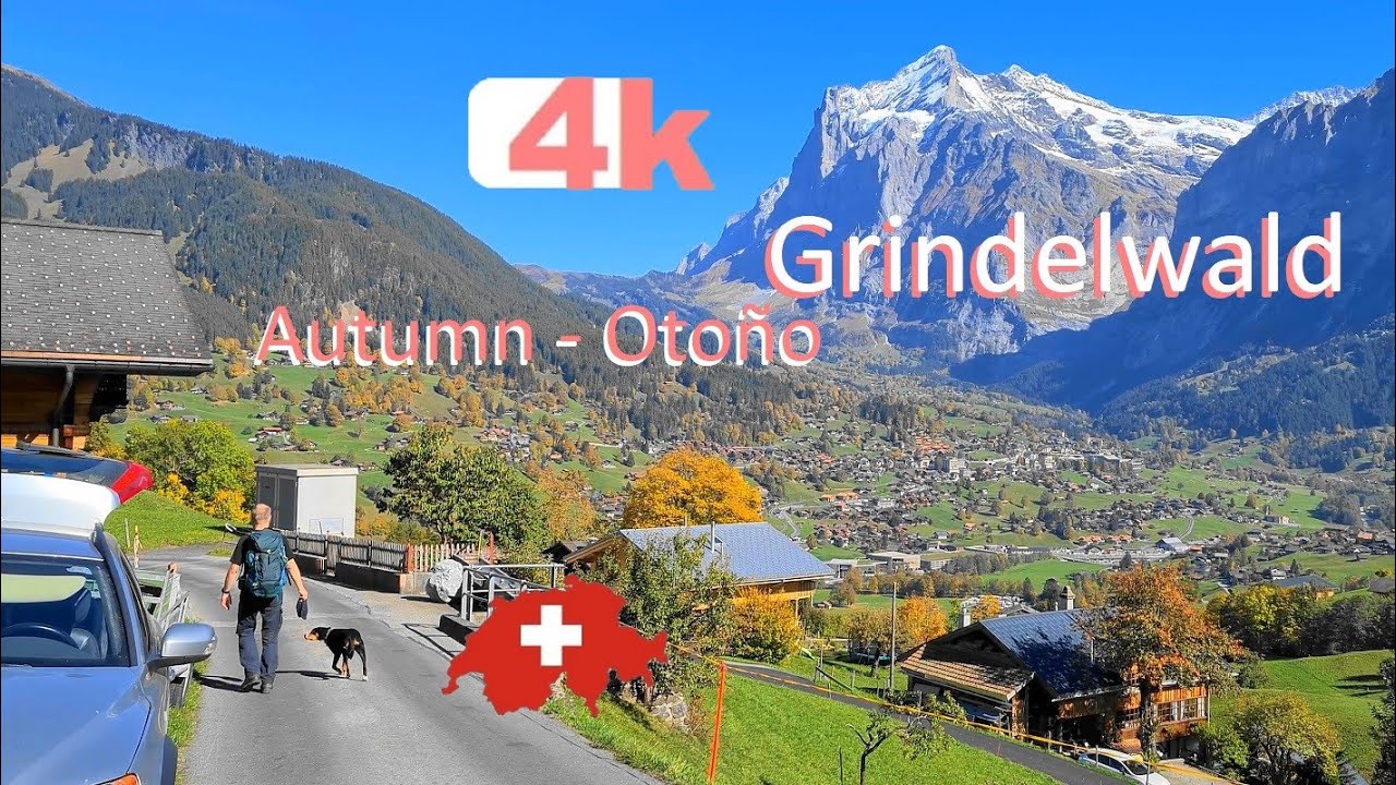 🇨🇭 - SWITZERLAND - GRINDELWALD from Wengen Männlichen - PART 5 - ZERMATT - THUN - Suiza - 4K - 🇨🇭