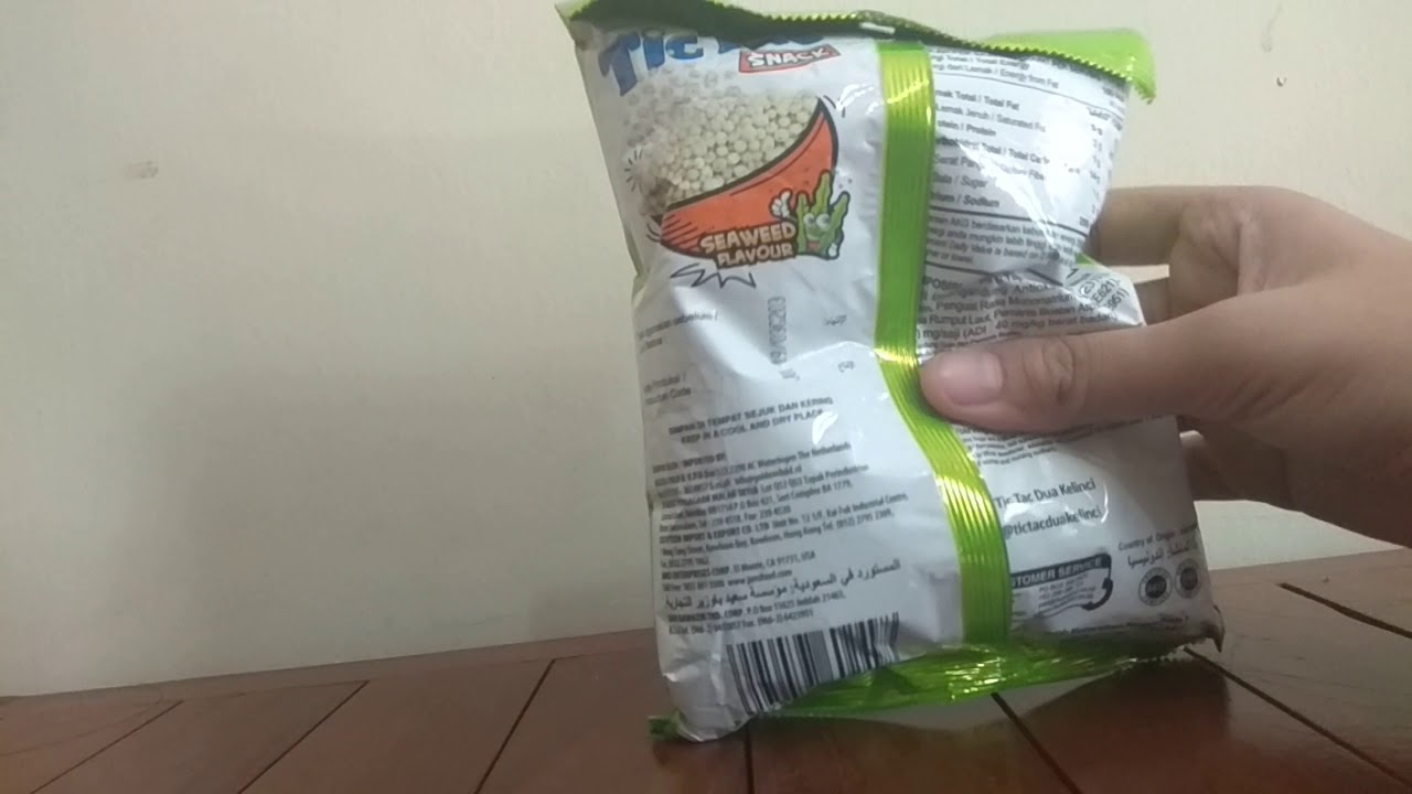 Unboxing tic tac pilus snack