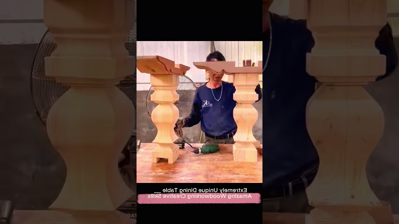 Extremely unique dining table amazing woodworking creative skills