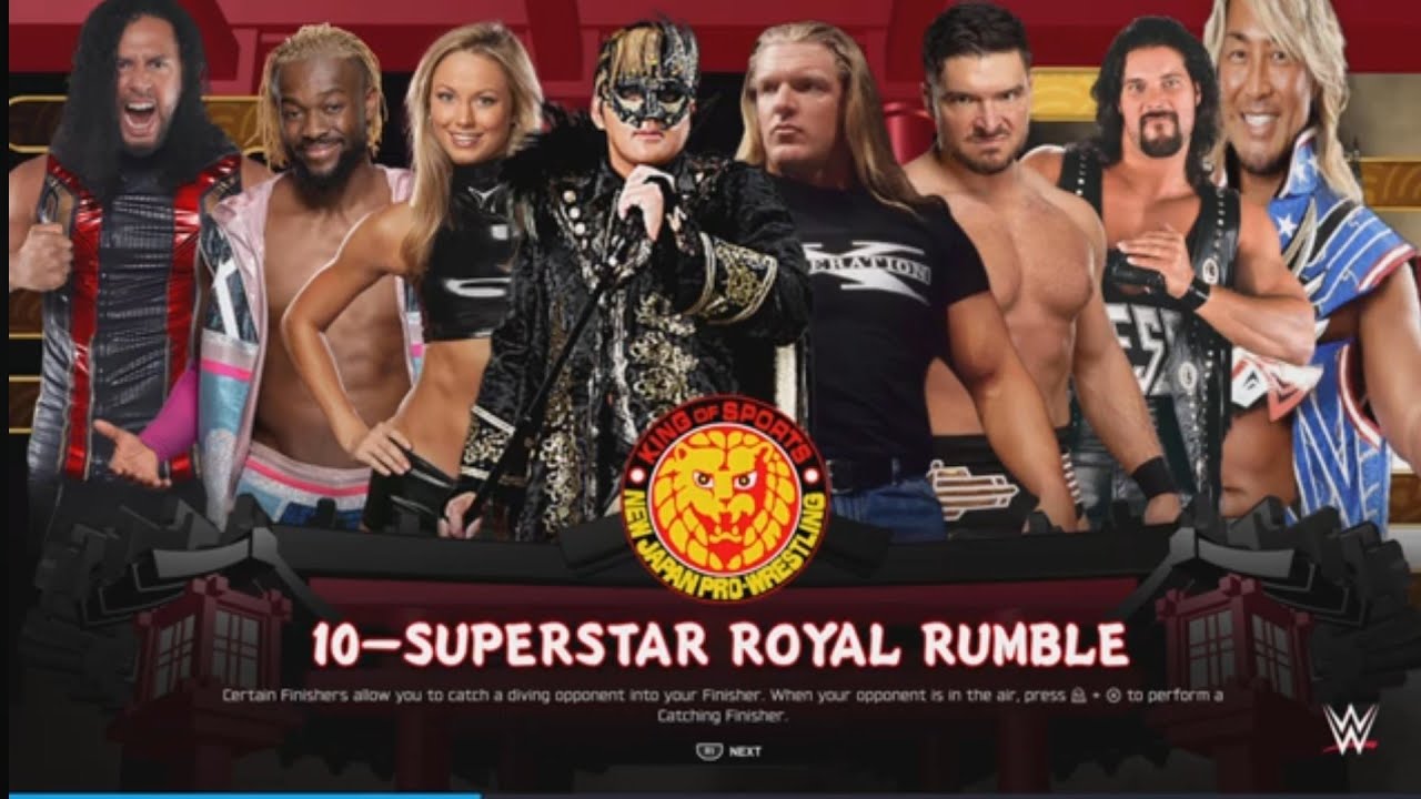 WWE 2K25　棚橋弘至　ロイヤルランブル