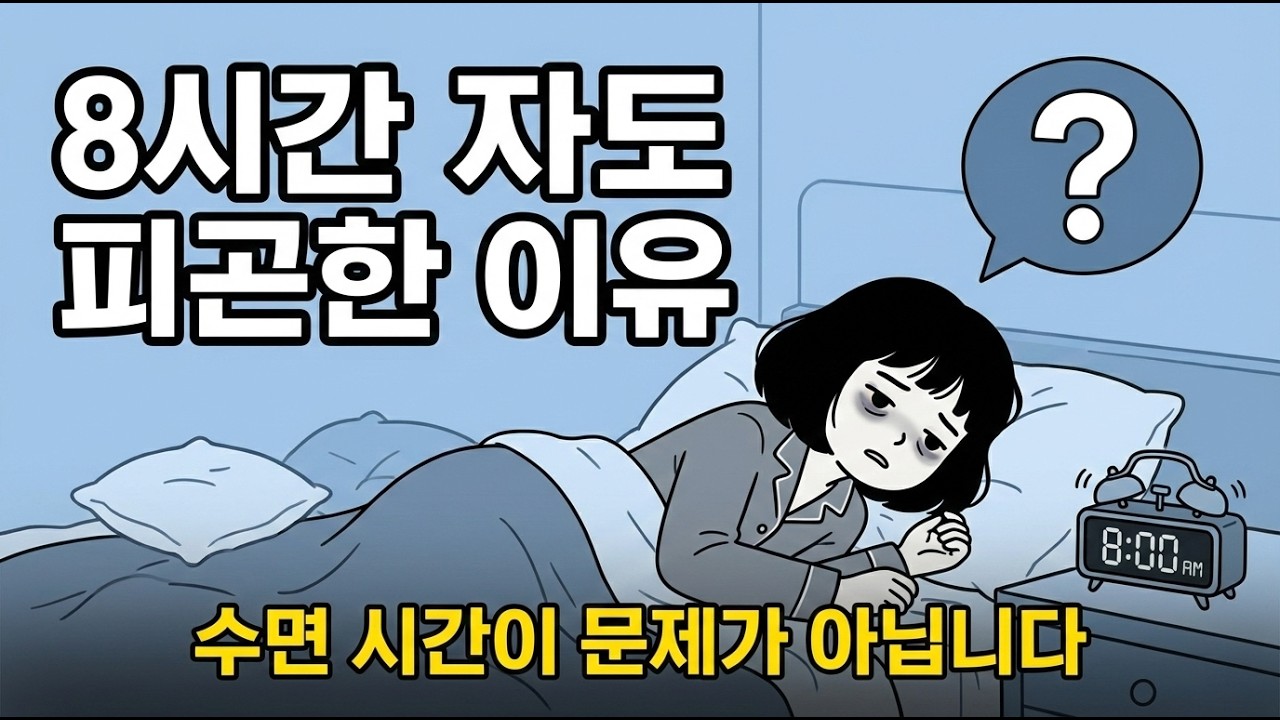 자도 자도 피곤한 당신에게 | 수면의 질을 높이는 방법