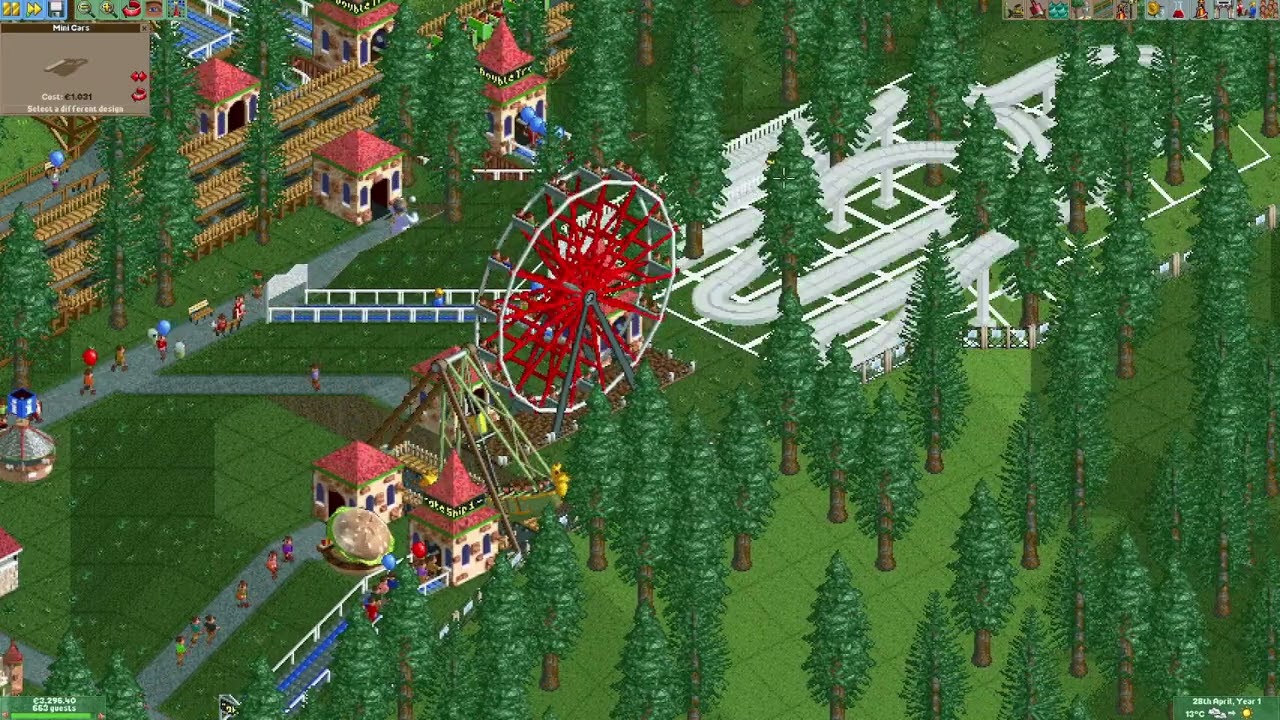 Rollercoaster Tycoon Mission 16 Crumbly Woods