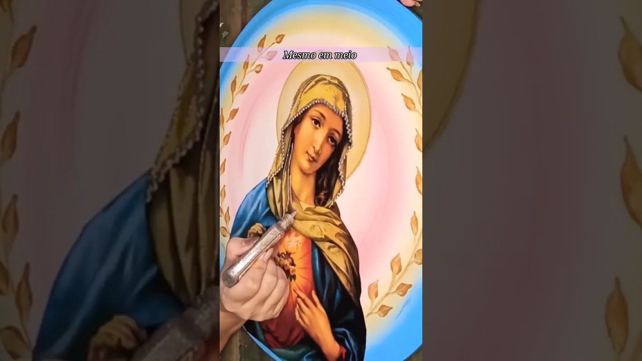 Arte que eleva a alma! #artesanato #imaculadocoracaodemaria