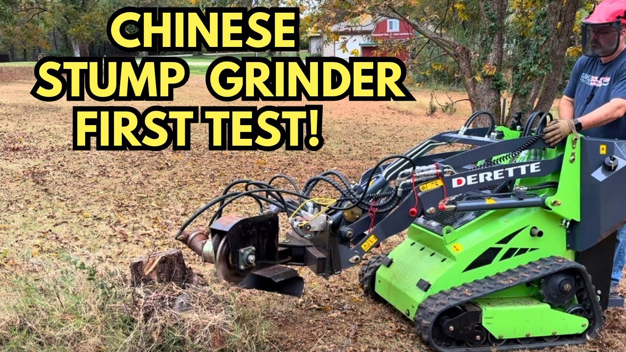 Я протестировал китайскую мини-машину для измельчения пней с бортовым поворотом. Не зря ли я потр...