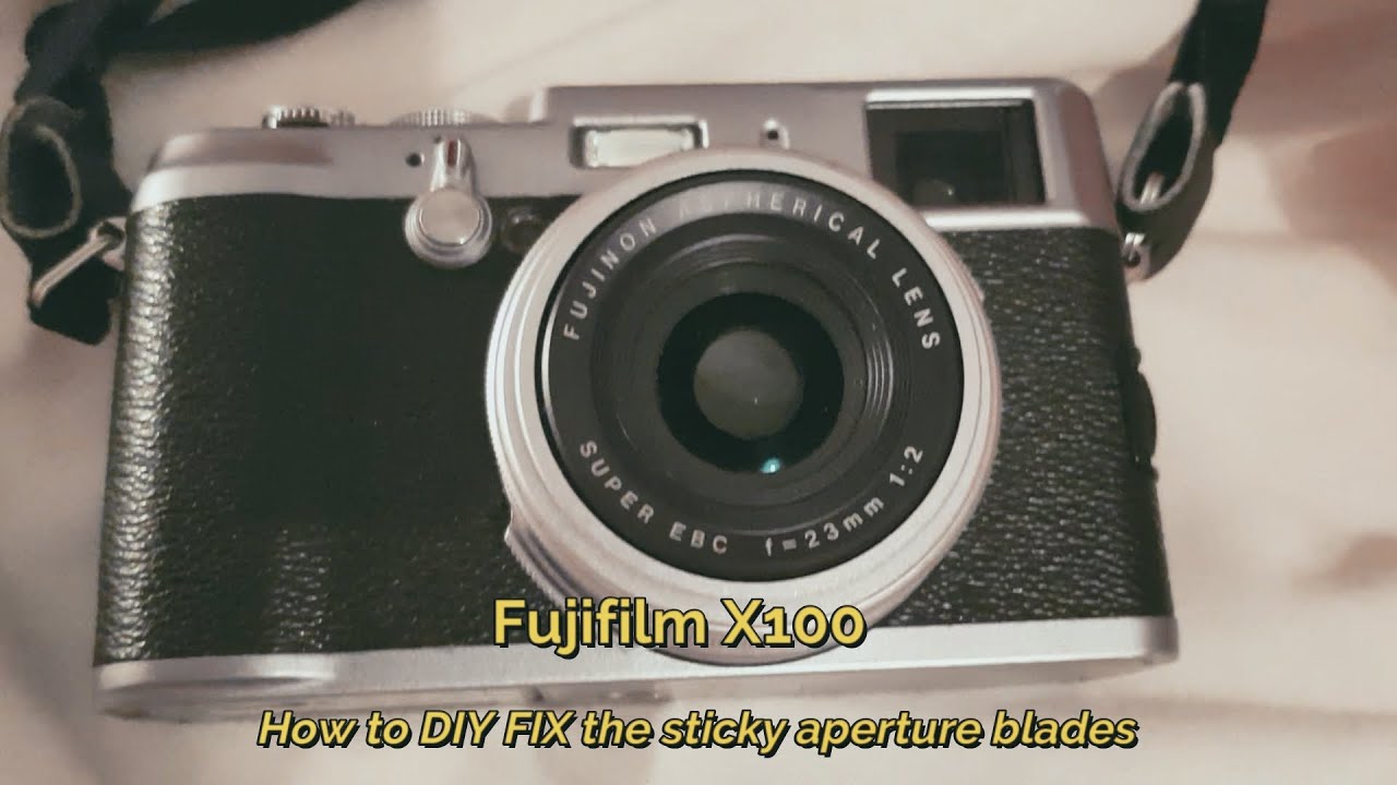 Fuji X100 SAB DIY fix - repair