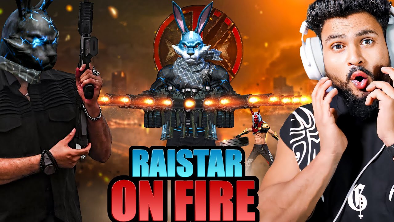 BIG YOUTUBER VS RAISTAR 😱 V Badge Streamer Shocked in BR Rank Biggest Challenge आजा 1 vs 50 में !!😤